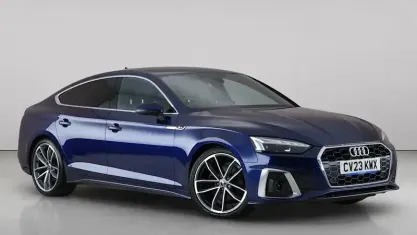 Used Audi A5 Sportback S-Line 163 HP (119 kW) 2023 Blue Hatchback