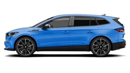 Blue Used 2021 Skoda Enyaq iV ecoSuite SUV | £16,890 (Fair price)