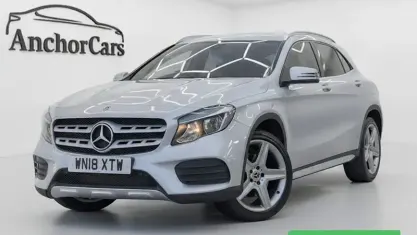 Used Mercedes GLA220 AMG line 177 HP (130 kW) 2018 Silver SUV