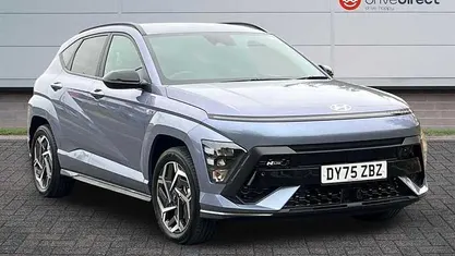 Pearl meta blue New 2025 Hyundai Kona N Line SUV | £27,760 (Fair price)
