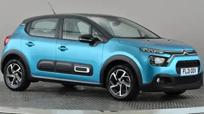 Used Citroën C3 PureTech 83 HP (61 kW) 2021 Blue Hatchback