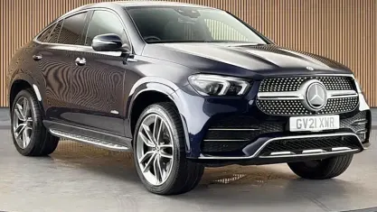Used Mercedes GLE400 AMG Line Premium Plus 330 HP (242 kW) 2021 Blue SUV