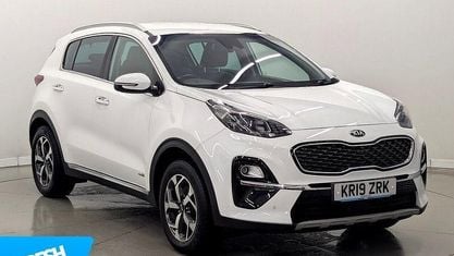 Używany Kia Sportage 132 KM (97 kW) 2019 Biały SUV