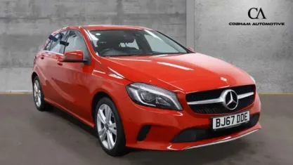 Used Mercedes A180 Premium 109 HP (80 kW) 2017 Red Hatchback