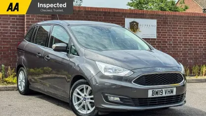 Used Ford Grand C-Max Zetec 125 HP (91 kW) 2019 Grey MPV