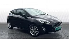 Black Used 2019 Ford Fiesta Titanium Hatchback | £8,366 (Fair price)