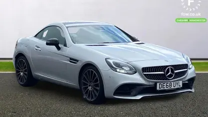 Used Mercedes SLC200 AMG line 184 HP (135 kW) 2018 Silver Cabriolet