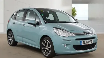 Used Citroën C3 Platinum 82 HP (60 kW) 2016 Blue Hatchback