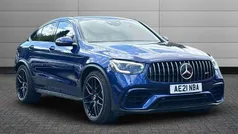 Blue Used 2021 Mercedes GLC63 AMG Premium Plus Coupe | £50,490 (Fair price)