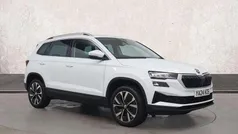 Moon white metallic Used 2024 Skoda Karoq SE L SUV | £25,520 (Fair price)