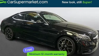 Used Mercedes C200 AMG line 184 HP (135 kW) 2019 Black Coupe
