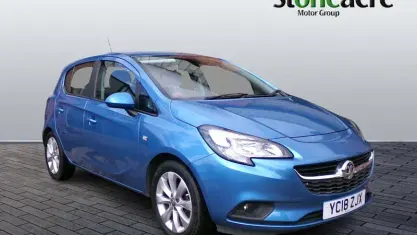 Used Vauxhall Corsa 75 HP (55 kW) 2018 Blue Hatchback