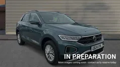 Petrol blue metallic Used 2024 VW T-Roc Life SUV | £24,223 (Fair price)