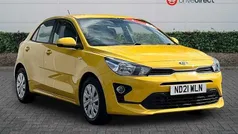 Metallic tropical yellow Used 2021 Kia Rio Hatchback | £9,593 (Good price)