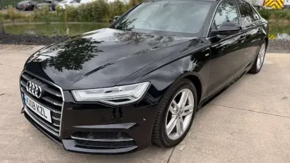 Used Audi A6 S-Line 190 HP (139 kW) 2018 Black Sedan