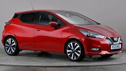 Used Nissan Micra Tekna 92 HP (67 kW) 2022 Red Hatchback