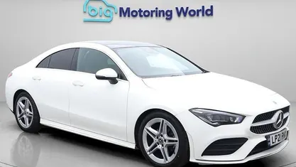 White Used 2021 Mercedes CLA180 AMG line Sedan | £20,300 (Fair price)