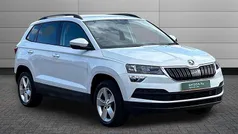 White Used 2021 Skoda Karoq SE SUV | £14,470 (Fair price)