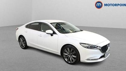 Używany Mazda 6 Inclusive 165 KM (121 kW) 2019 Biały Sedan/Limuzyna