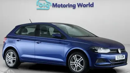Used VW Polo SE 80 HP (58 kW) 2019 Blue Hatchback