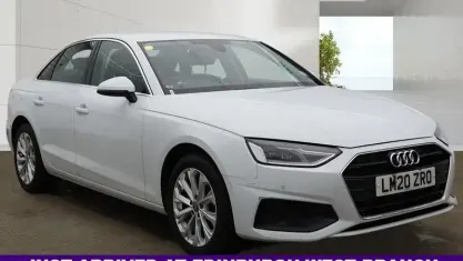 Used Audi A4 Comfort 163 HP (119 kW) 2020 White Sedan