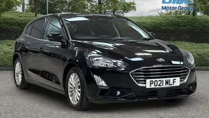 Used Ford Focus Titanium 125 HP (91 kW) 2021 Black Hatchback