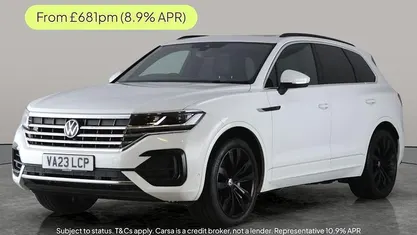 White Used 2023 VW Touareg R-line SUV | £41,797 (Fair price)
