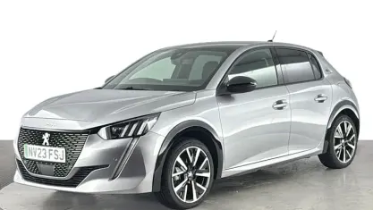 Begagnad Peugeot e-208 GTi 100 kW (136 HK) 2023 Grå Halvkombi