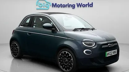 Second-hand Fiat 500e La Prima 86 kW (118 CP) 2022 Verde Cabrio