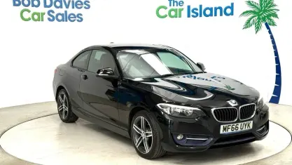 Used BMW 218 Sport Line 136 HP (100 kW) 2016 Black Coupe