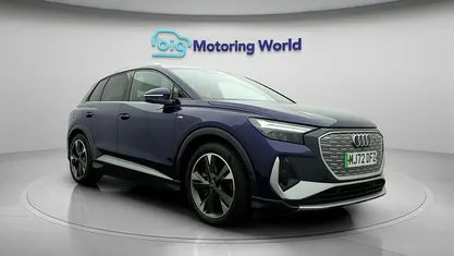 Blue Used 2022 Audi Q4 e-tron S-Line SUV | £19,900 (Good price)