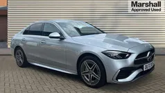 Silver Used 2022 Mercedes C300e AMG line Sedan | £29,638 (Fair price)