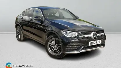 Used Mercedes GLC220 AMG line 194 HP (142 kW) 2022 Black Coupe