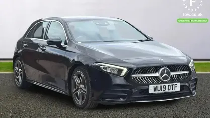 Used Mercedes A220 AMG Line Premium 190 HP (139 kW) 2019 Black Hatchback