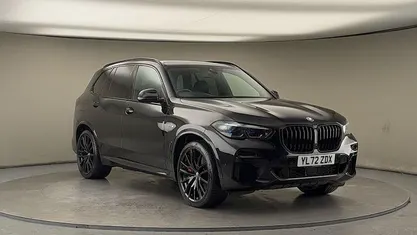Sapphire black Used 2022 BMW X5 M Sport SUV | £43,200 (Good price)