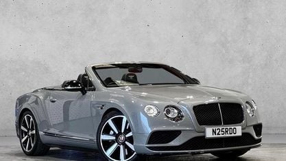 Used Bentley Continental GT Convertible Mulliner 529 HP (389 kW) 2017 Grey Cabriolet