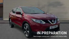 Red Used 2017 Nissan Qashqai N-Connecta SUV | £14,318 (Fair price)