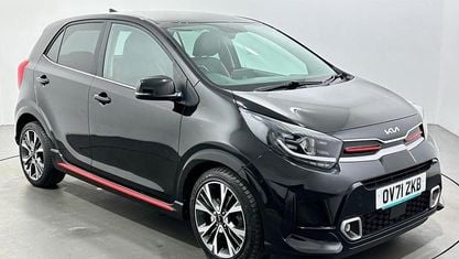 Begagnad Kia Picanto GT-Line 101 HK (74 kW) 2022 Svart Halvkombi