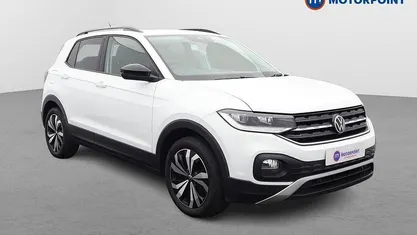 White Used 2023 VW T-Cross Black Edition SUV | £19,099 (Fair price)