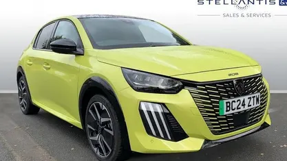 Used Peugeot e-208 GTi 114 kW (156 HP) 2024 Yellow Hatchback