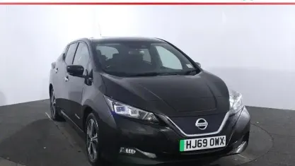 Used Nissan Leaf Tekna 110 kW (150 HP) 2019 Black Hatchback