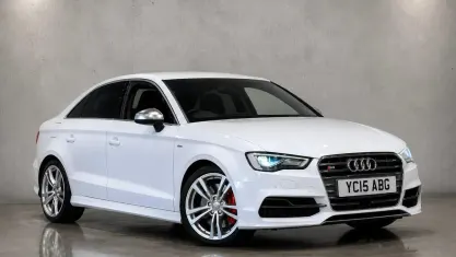 Used Audi S3 300 HP (220 kW) 2015 White Sedan