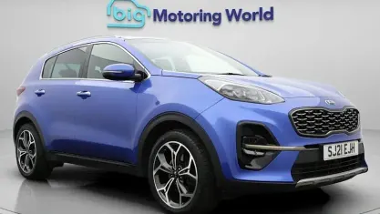 Used Kia Sportage GT-Line 136 HP (100 kW) 2021 Blue SUV