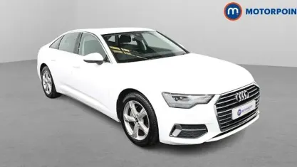 Begagnad Audi A6 Sport 204 HK (150 kW) 2021 Vit Sedan