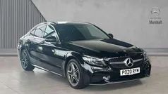 Black Used 2020 Mercedes C220 AMG Line Premium Sedan | £19,050 (Fair price)