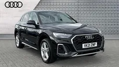 Black Used 2021 Audi Q5 S-Line SUV | £27,933 (Fair price)