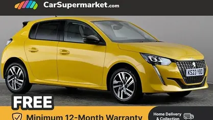 Used Peugeot 208 Allure+ 131 HP (96 kW) 2023 Yellow Hatchback