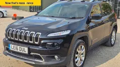 Black Used 2016 Jeep Cherokee Limited SUV | £9,880 (Fair price)