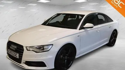 Used Audi A6 Black Edition 177 HP (130 kW) 2013 White Sedan