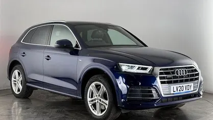 Used Audi Q5 S-Line 299 HP (219 kW) 2020 Blue SUV